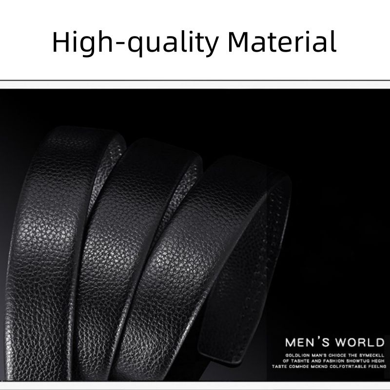 3 PCS Men Belts Sets Metal Buckle Fashion Belts