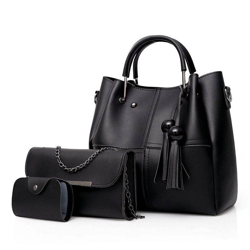 3 PCS Handbags Women Bags Ladies Bags Shoulder Bags Sling Bags Purse Tote Bags Classic On Sale Discount