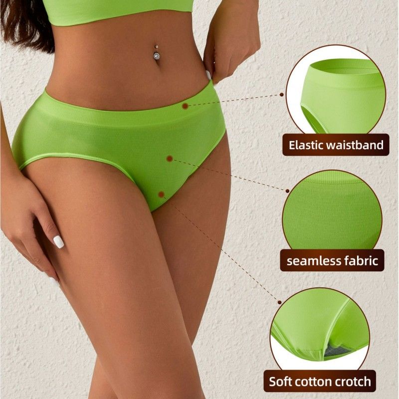 3 PCS Women Underwear Underpants Pants Briefs Knickers