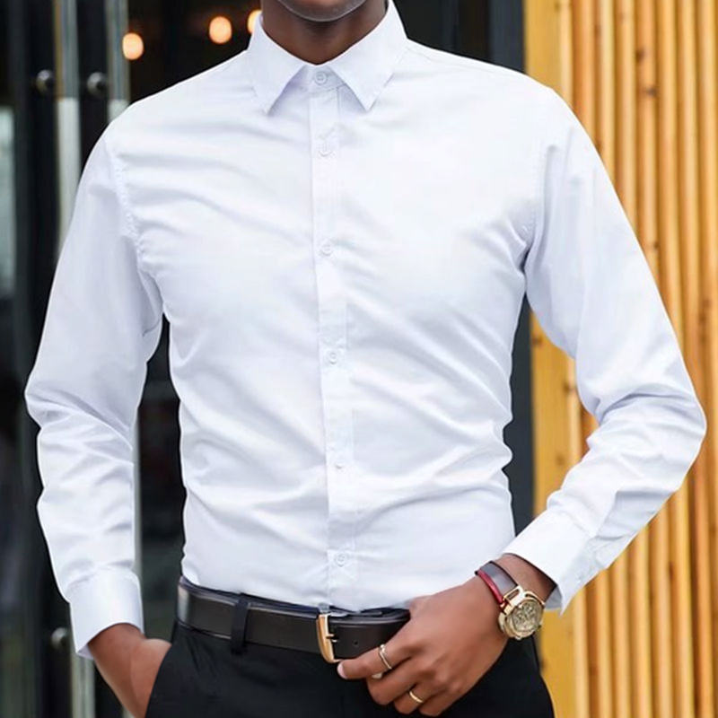 Shirts Men Business White Shirt Suit Shirts Men's Clothes Long-sleeved Shirt T-shirt tshirts Polo