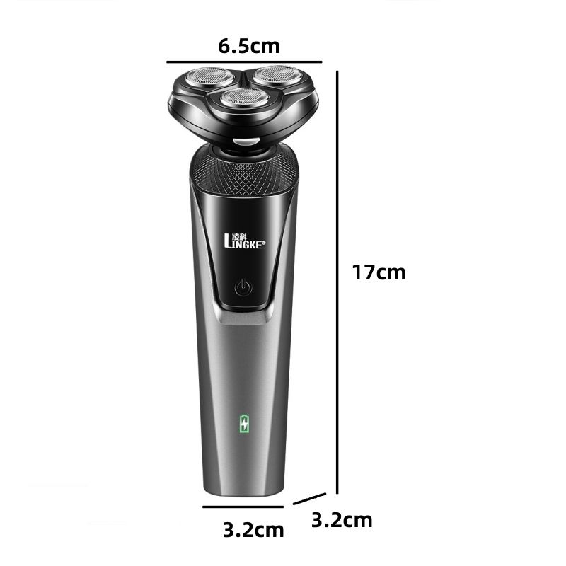 3 In 1 Men Shaver Hair Clipper Trimmer Remover Face Brush