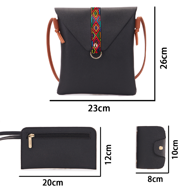 4 PCS Women Bags Handbags Ladies Bags Purse Tote Bags Shoulder Bags