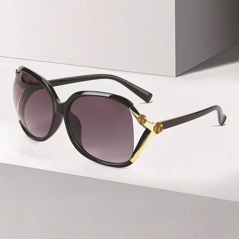 Sunglasses Glasses Women's Retro Thick-edge  Frame Trendy