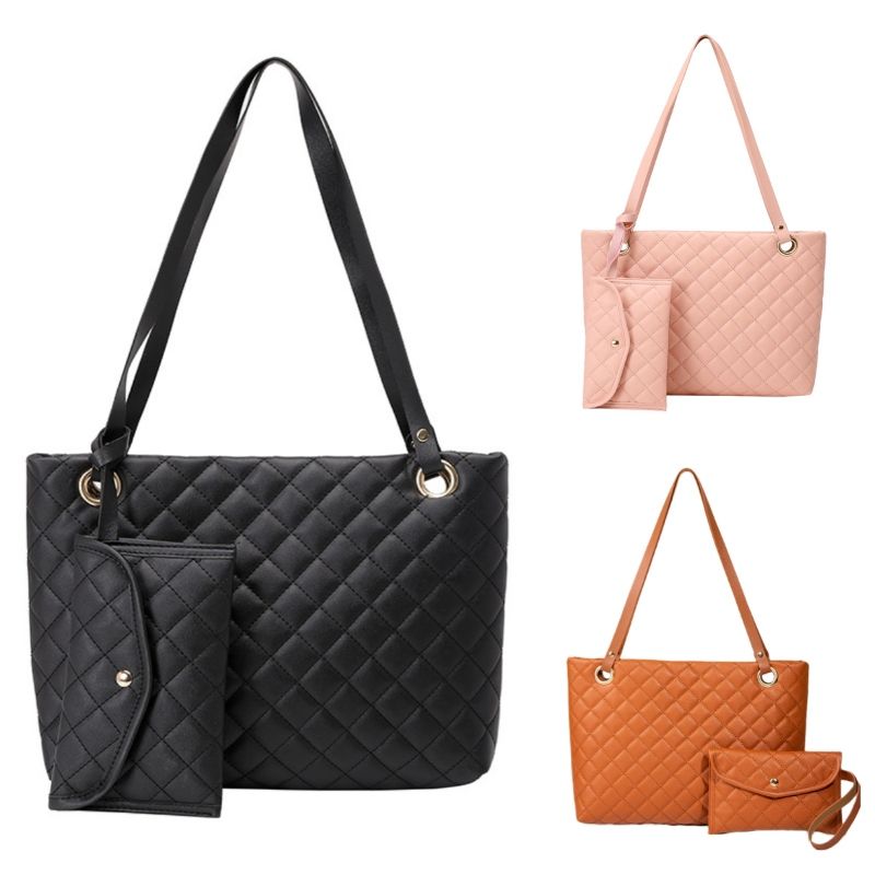 2 PCS Handbags Women Bags Ladies Bag  Purse Shoulder Bag Tote