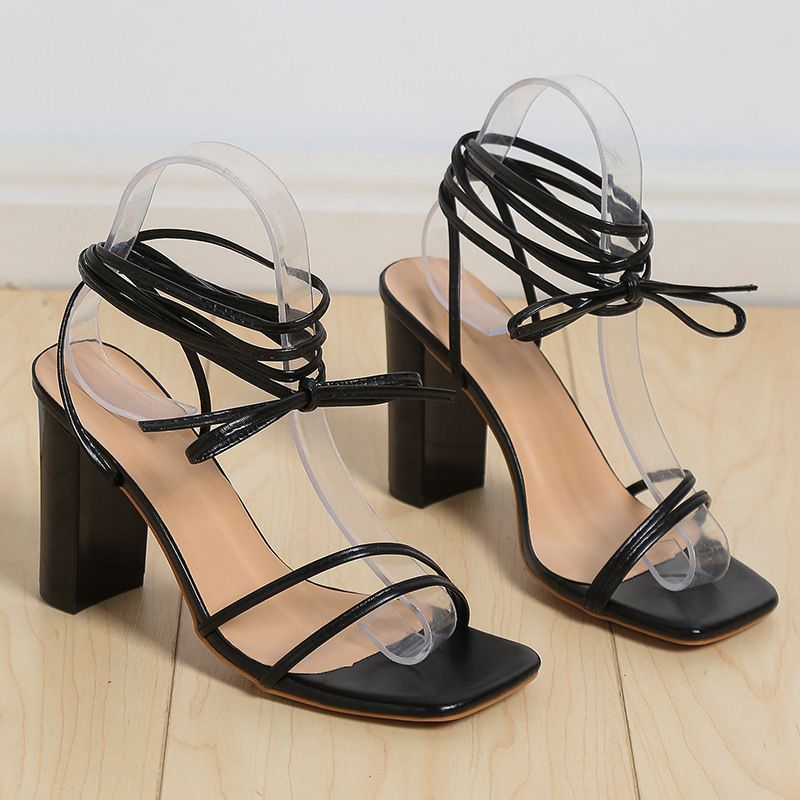 Women Shoes Roman Sandals Gladiator Sandals Heels Ladies Shoes