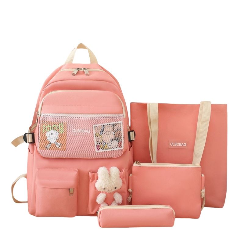 4 PCS/Sets Handbags Backpacks Women Bags School Bags Ladies Bags Bookbags Laptop Bags Satchels