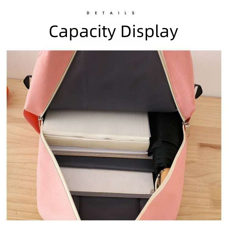 4 PCS/Sets Handbags Backpacks Women Bags School Bags Ladies Bags Bookbags Laptop Bags Satchels