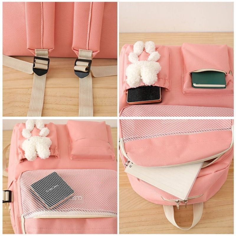 4 PCS/Sets Handbags Backpacks Women Bags School Bags Ladies Bags Bookbags Laptop Bags Satchels