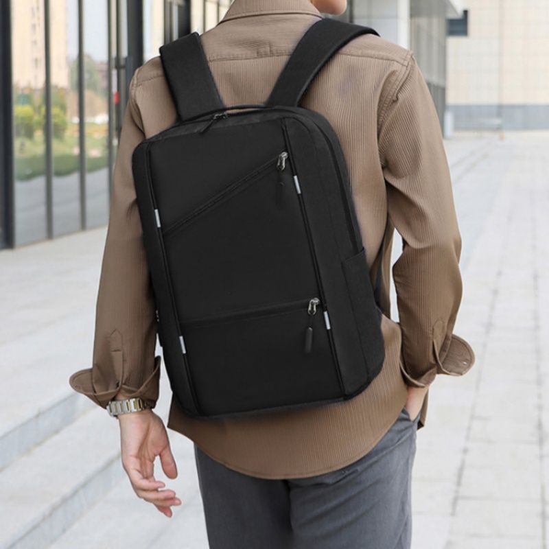 3 PCS Bags Men Bags Backpacks Bookbags School Bags Medium Size USB Laptop Bags Travel Bags Nylon Cloth Bags Anti-Theft Leisure