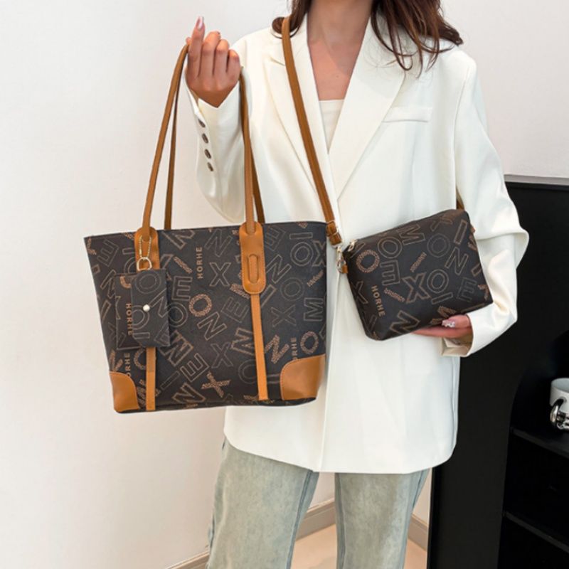 3 PCS Women Bags Ladies Bags Handbags Purse Shoulder Bags