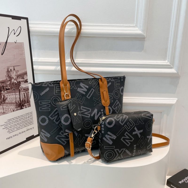 3 PCS Women Bags Ladies Bags Handbags Purse Shoulder Bags