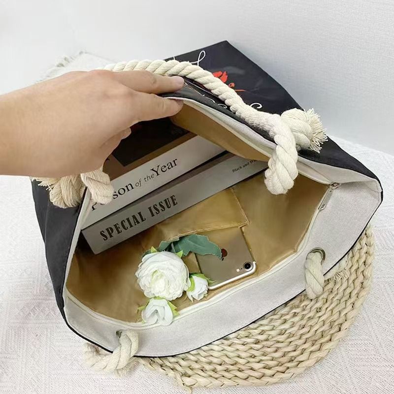 2 PCS Women Bags Ladies Bags Handbags Purse Canvas Bags Tote Bags Shoulder Bags