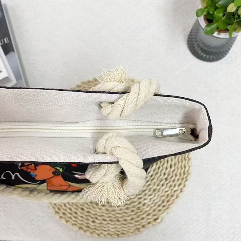 2 PCS Women Bags Ladies Bags Handbags Purse Canvas Bags Tote Bags Shoulder Bags