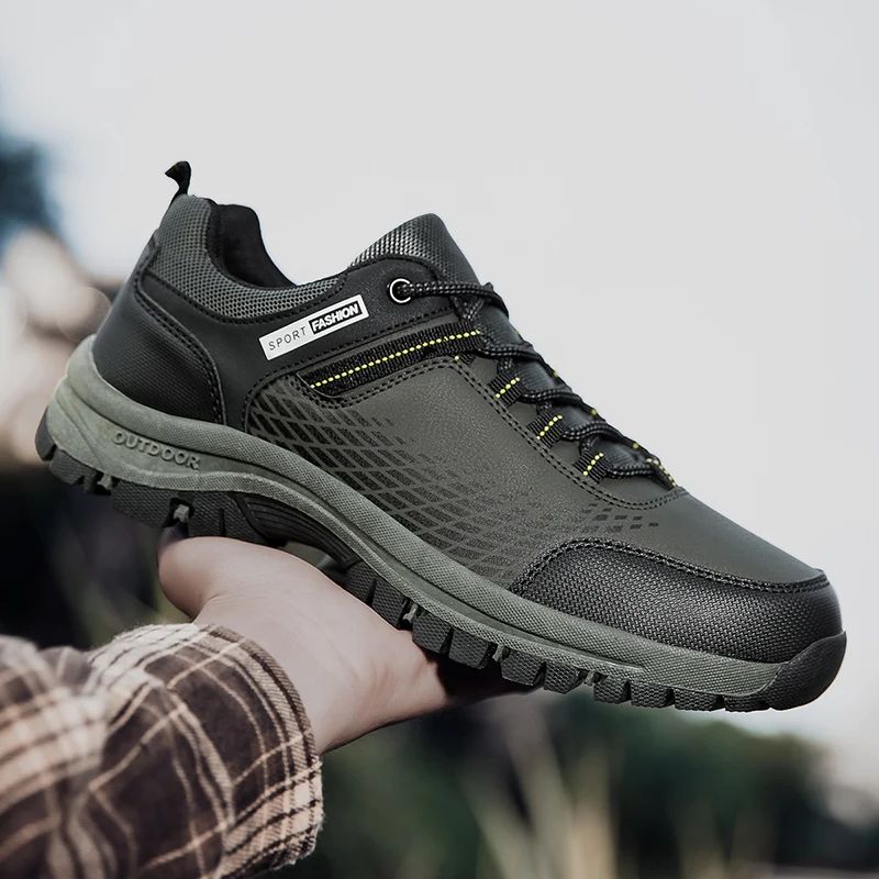 Men's Fashionable High Quality Sports Hiking and Trekking Shoes with Thick Soles Comfort and Antislip Features for Mountaineering and Athletics Casual Sport Shoes Plus Size 39 - 46