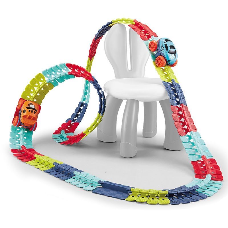Rechargeable Changeable Track Racing Car Flexible Railway Toys Kit DIY Assembled Racing Track Set Gift for Children Creative Toys