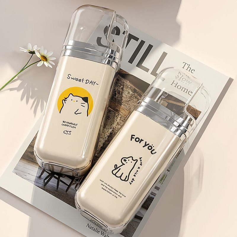 3 in 1 Family Toothbrush Travel Containers Washing Cup Set Multifunction Durable Travel Storage Cup Efficient Storage Strong Home Storage Personal Care Oral Care Wash Cup