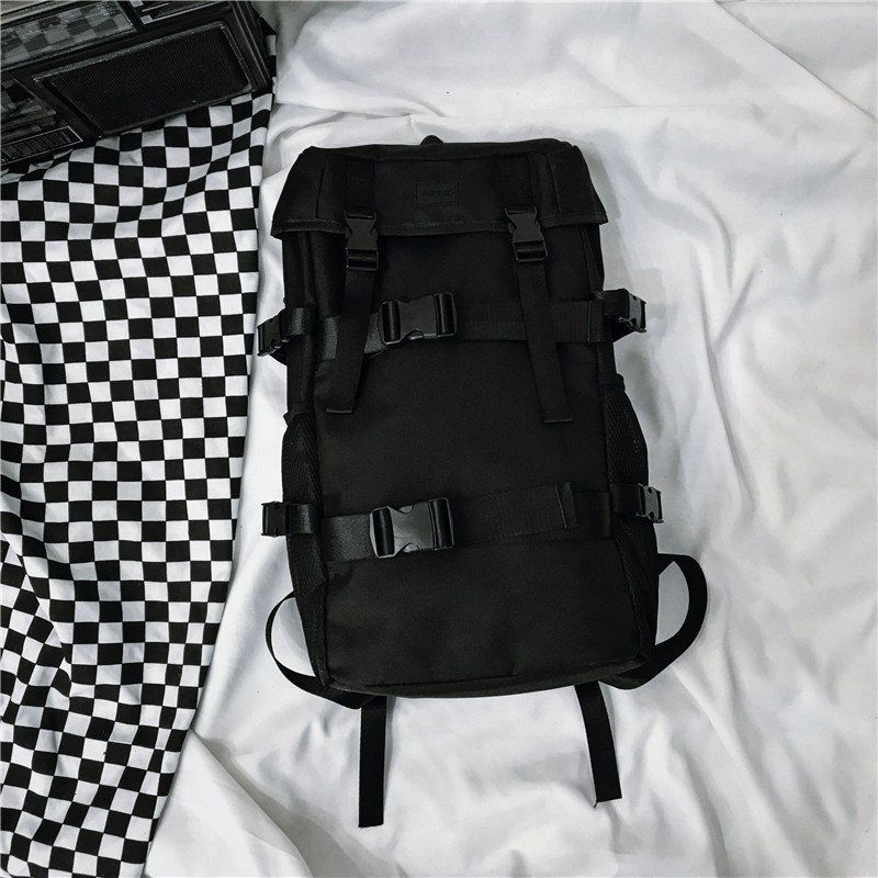 Male and Female Student BackpackTrend Cool Street Travel Backpack  School Backpacks for Teenager College Style Backpack for Boys Fashion Skateboard Bag Business Computer Waterproof Casual Travel Bag