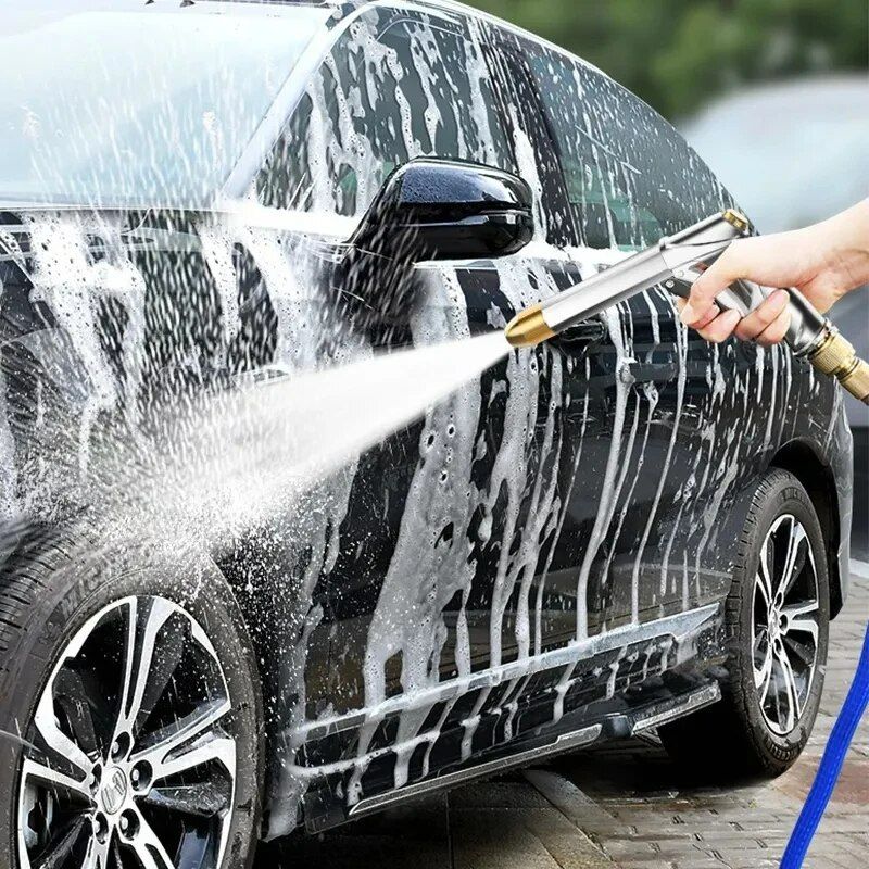 Expandable Garden Water Hose High Pressure Car Wash Hose With Spray Gun Set Outdoor Watering Irrigation Tool Garden Hose