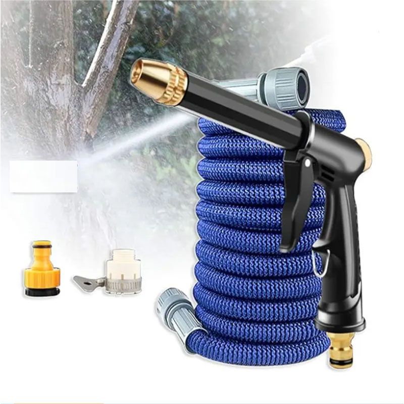 Expandable Garden Water Hose High Pressure Car Wash Hose With Spray Gun Set Outdoor Watering Irrigation Tool Garden Hose
