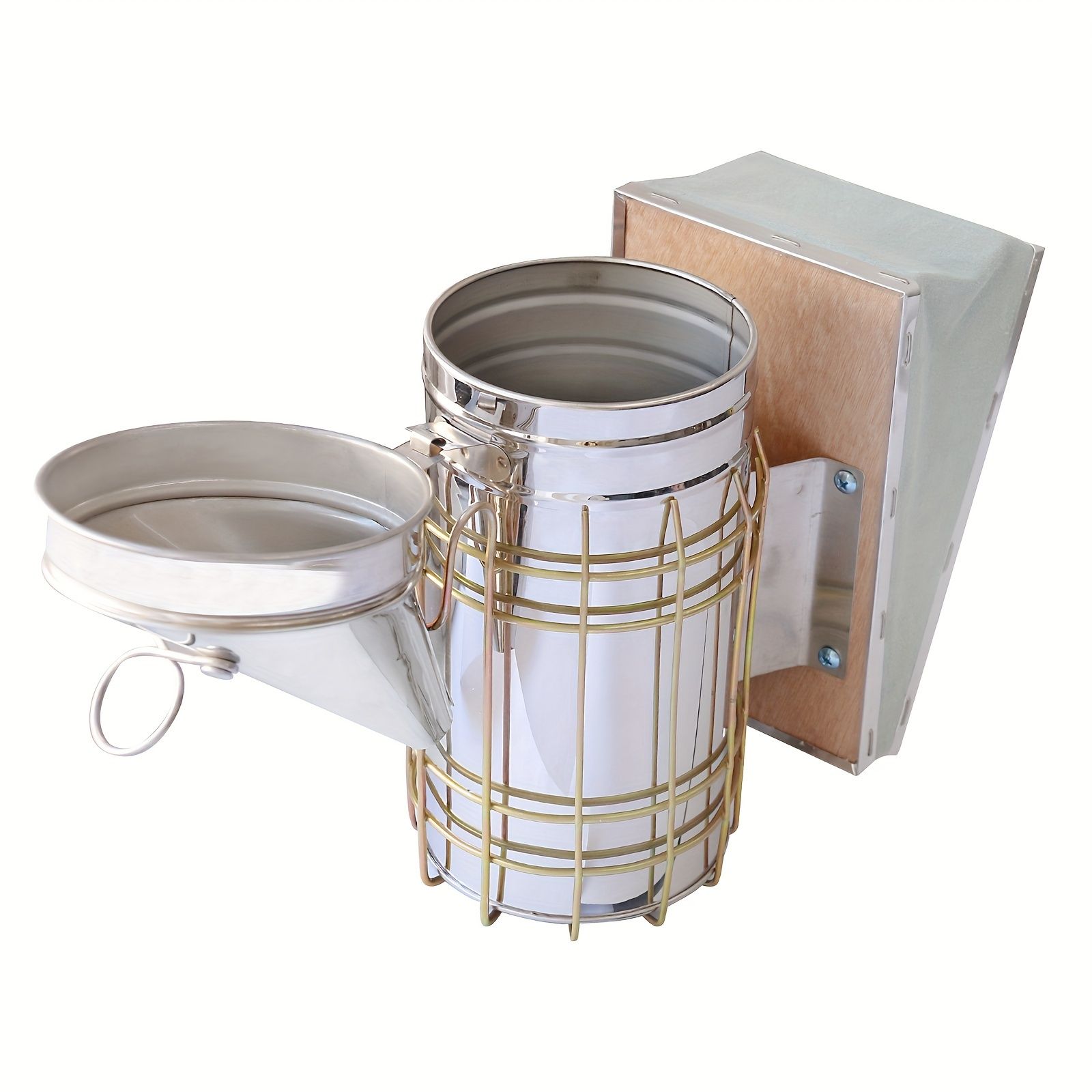 Stainless Steel Bee Hive Smoker Heat Shield Expeling Bees Beekeeping Equipment Supplie For Beekeeper Proessional Fogging Machine