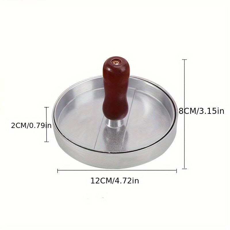 Easy Release Non-Stick Burger Press Set Round Hamburger Mold Aluminum Alloy Hamburger Meat Beef BBQ Burger Meat Press Kitchen Food Mold