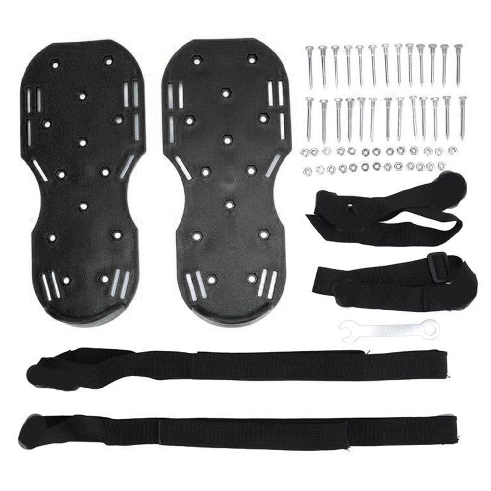 Gardening Soil Loosening Shoe Equipment Garden Lawn Aerator Shoes Garden Yard Grass Cultivator Scarification Nail Tool Lawn Aerator Spikes Shoes Garden Tools