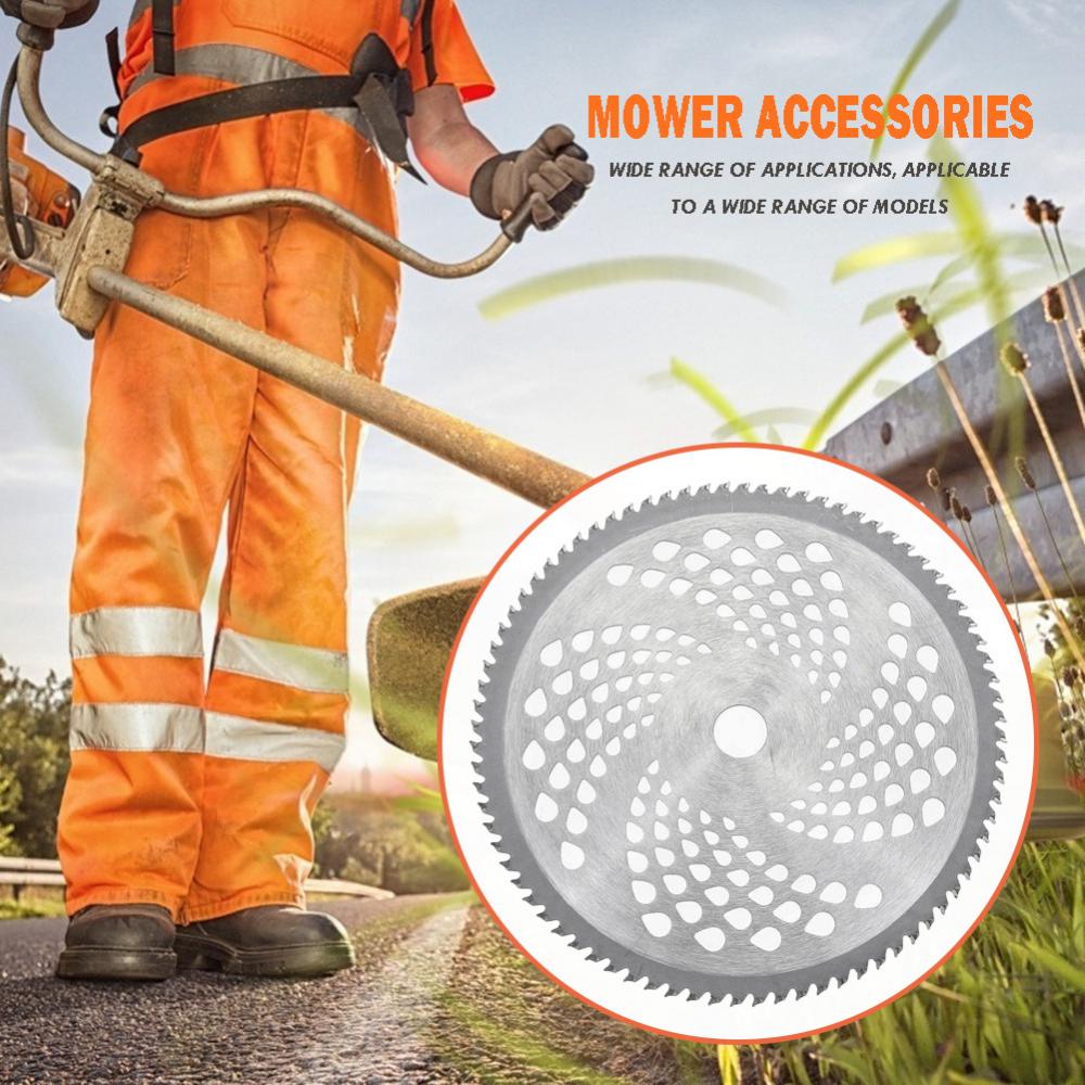 10 Inch Universal Lawn Mower Blade 40T/60T/80T Brush Cutter Blade Tree Trimmer Saw Blade Carbide Replacement Circular Saw Blade
