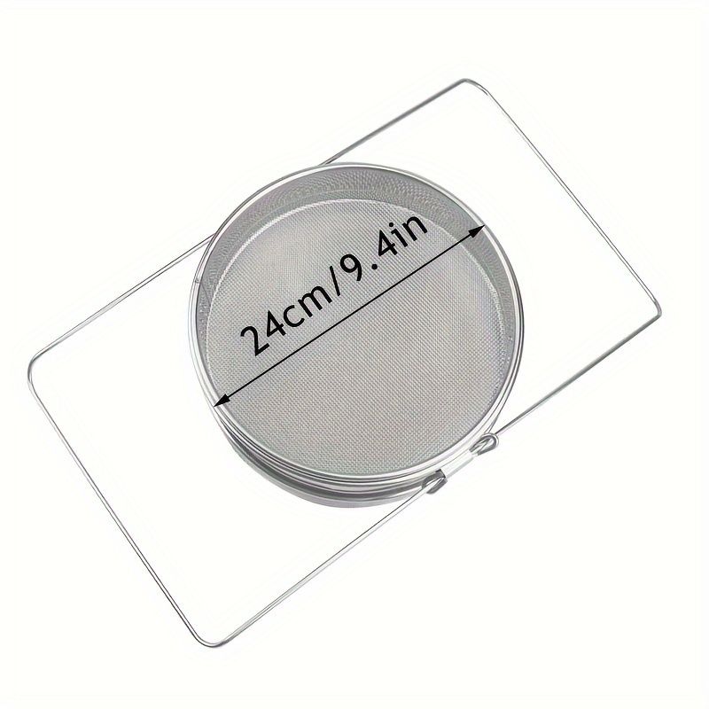 Reusable Sieve Honey Coarse Mesh Double-Layer Honey Strainer Stainless Steel Screen Bilayer Honey Net Filters Beekeeping Bee Tools