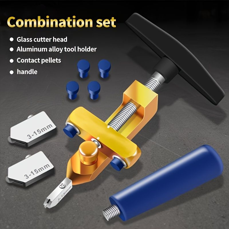 2 in 1 Glass Tile Knife Brick Cutter Breaker Pliers Tile Wheel Diamond Roller Cutting Manual Diamond With Knife Hand Tools