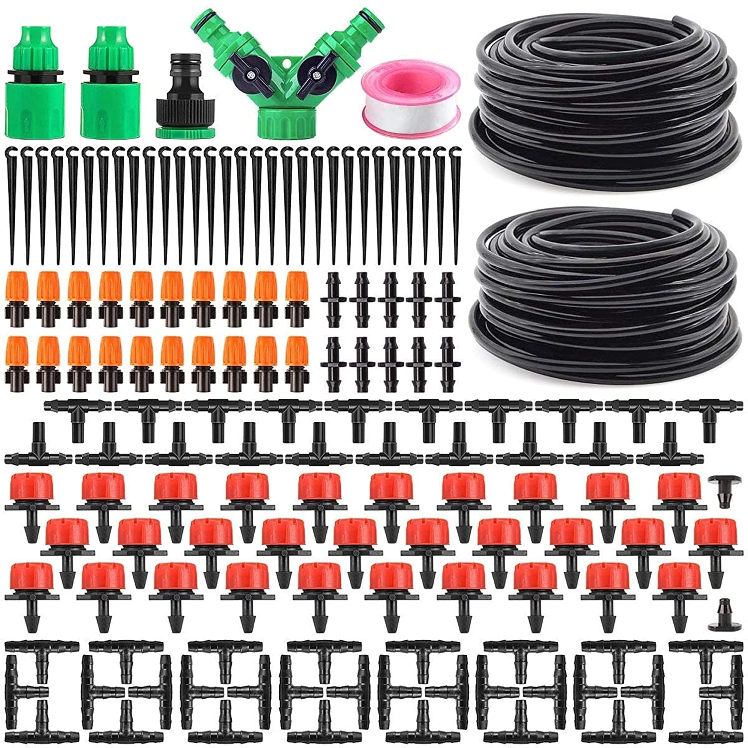 Garden Drip Irrigation System Saving Water Automatic Micro Drip Greenhouse Irrigation Spray Watering Kits Agricultural Watering