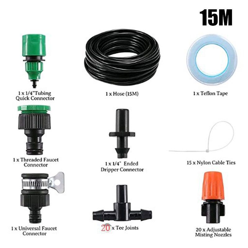Garden Drip Irrigation System Saving Water Automatic Micro Drip Greenhouse Irrigation Spray Watering Kits Agricultural Watering