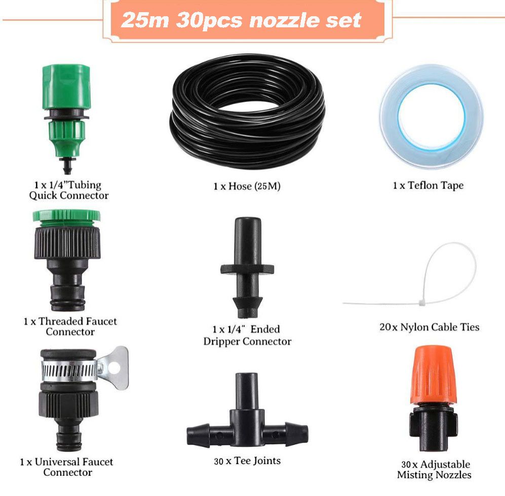 Garden Drip Irrigation System Saving Water Automatic Micro Drip Greenhouse Irrigation Spray Watering Kits Agricultural Watering