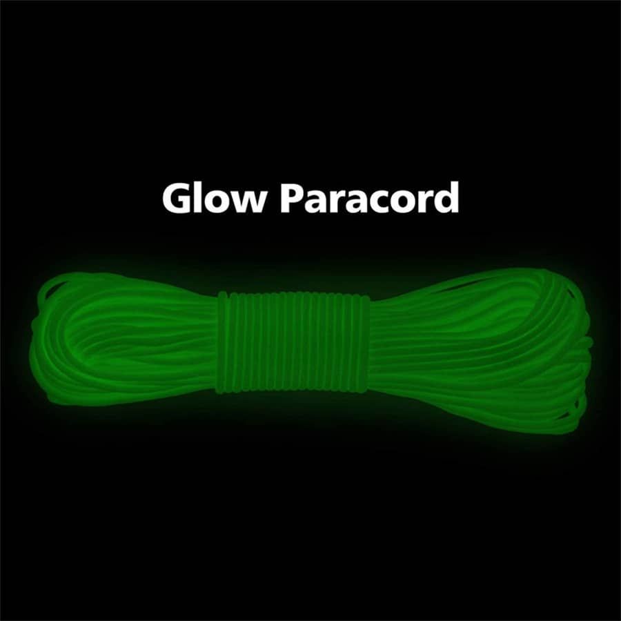 1pc 9-core 20M Night Luminous Paracord 20 Meters Glow In The Dark Cord For Outdoor Binding Reflective Tent Guyline Ropes for Windproof Awning and Canopy Secure Line