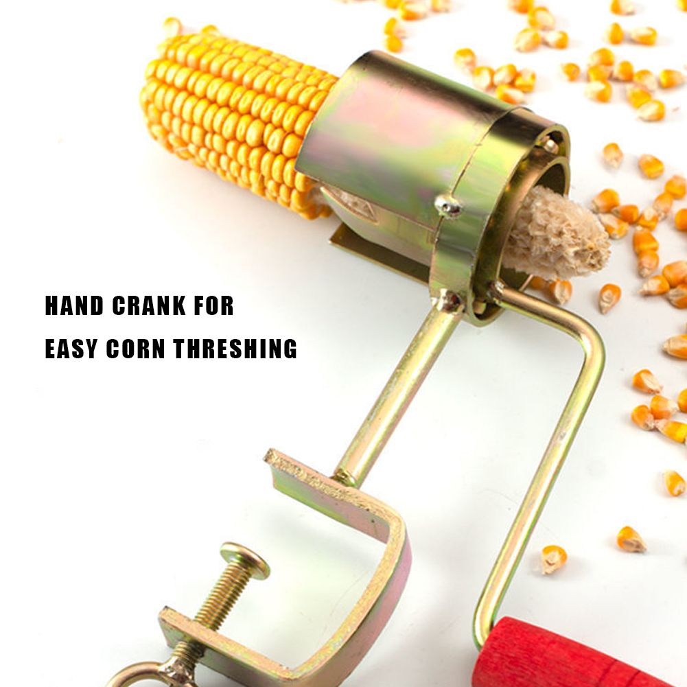 Stainless Steel Corn Peeler Corn Thresher Planer Easy Peel Manual Corn Threshing Tool Corn Sheller Hand-Operated Gadgets Tool Cob Stripper