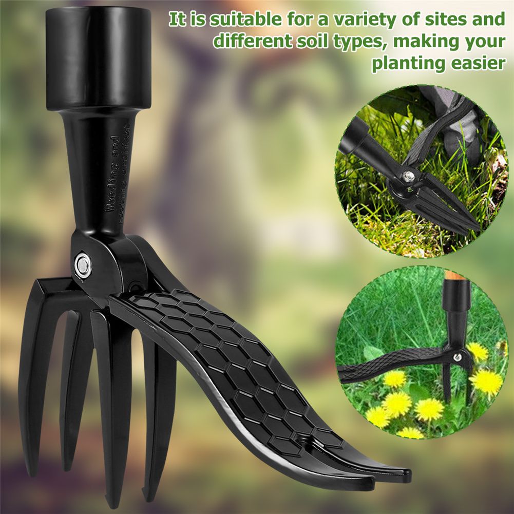 1PC Standing Weeding Head Replacement Claw (No Stick) Foot Pedal Weed Puller Stand Up Garden Digger Weeder Solo Root Remover