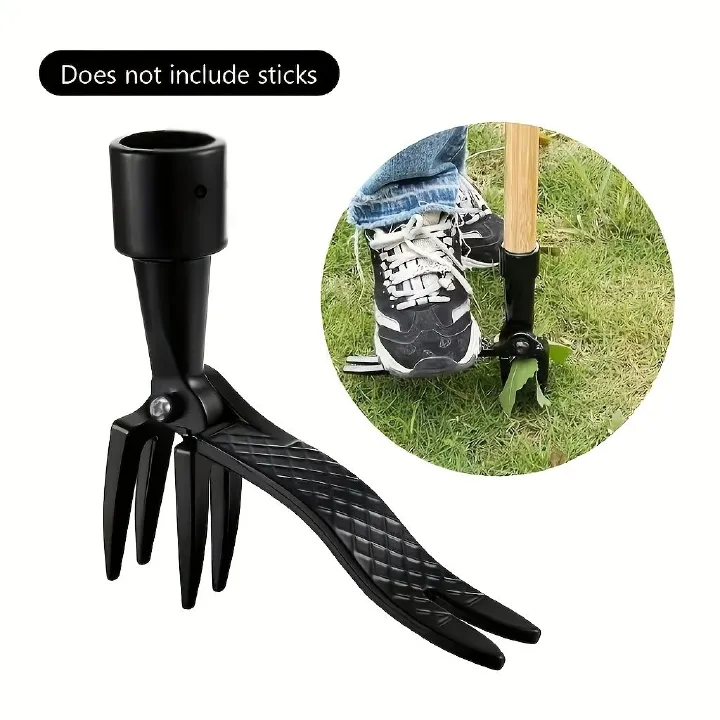 1PC Standing Weeding Head Replacement Claw (No Stick) Foot Pedal Weed Puller Stand Up Garden Digger Weeder Solo Root Remover
