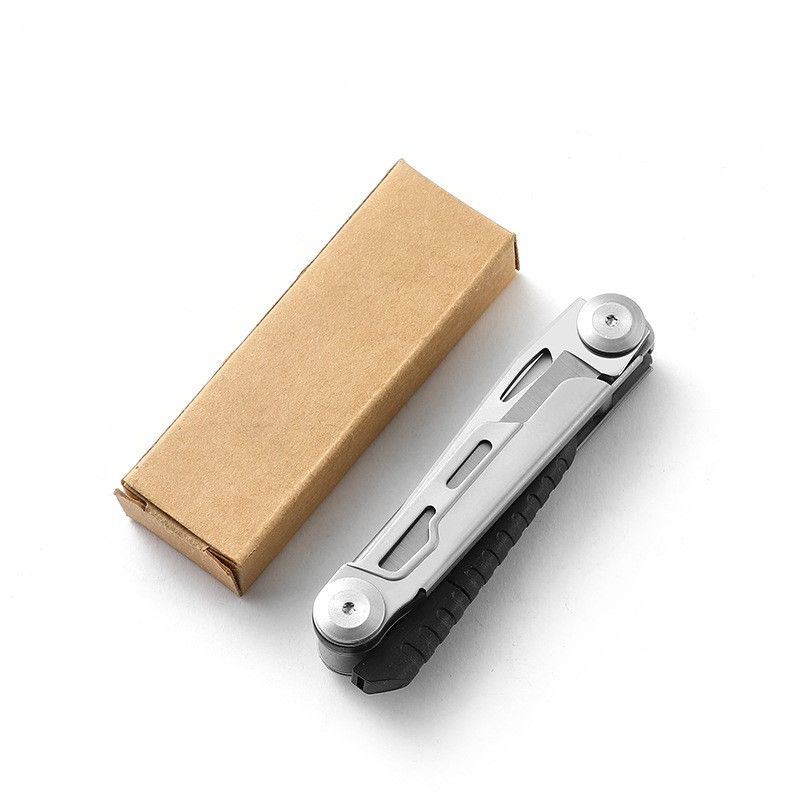 Stainless Steel Mini Knife Portable Pocket Knife Outdoor Equipment Survival Camp Tool Flint Multifunctional Folding Knife