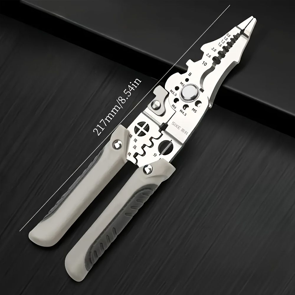 Multi Functional Crimper Cable Cutter Adjustable Automatic Wire Stripper Stripping Crimping Pliers Terminal Hand Tool