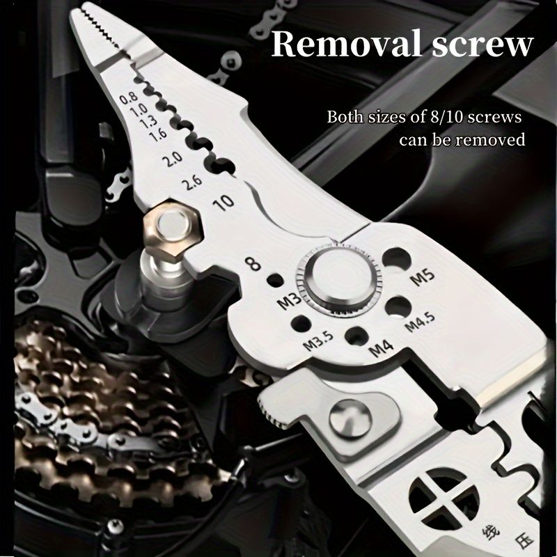 Multi Functional Crimper Cable Cutter Adjustable Automatic Wire Stripper Stripping Crimping Pliers Terminal Hand Tool