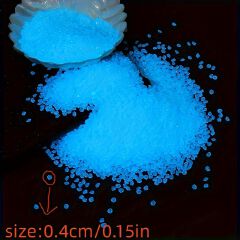 20000pcs Glow In The Dark Stones Luminous Sand for Halloween Decor Micro Landscape Bonsai Pathway Lawn Yard Luminous Resin Rocks Fish Tank Aquarium Decor 3-5mm