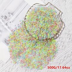 20000pcs Glow In The Dark Stones Luminous Sand for Halloween Decor Micro Landscape Bonsai Pathway Lawn Yard Luminous Resin Rocks Fish Tank Aquarium Decor 3-5mm