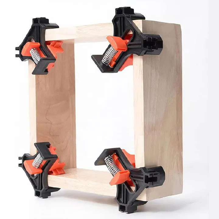 4PCS/Set 90° Woodworking Adjustable Corner Clamps Right Angle Clamp Holder with Adjustable Hand Tools for Woodworking Project Picture Frames