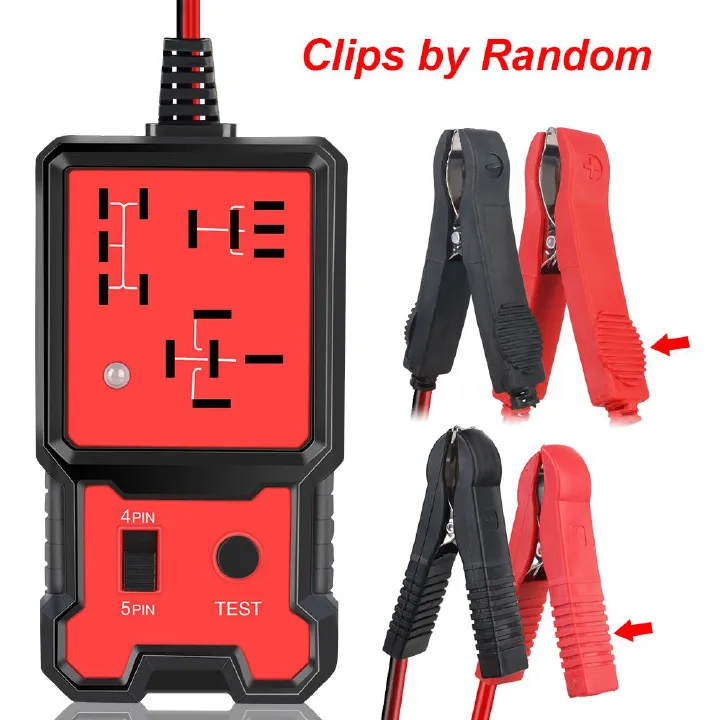 Universal Car Relay Tester Voltage 12V Automotive Electronic LED Indicator Light Car Battery Checker Diagnostic Tools Automotive Accessories