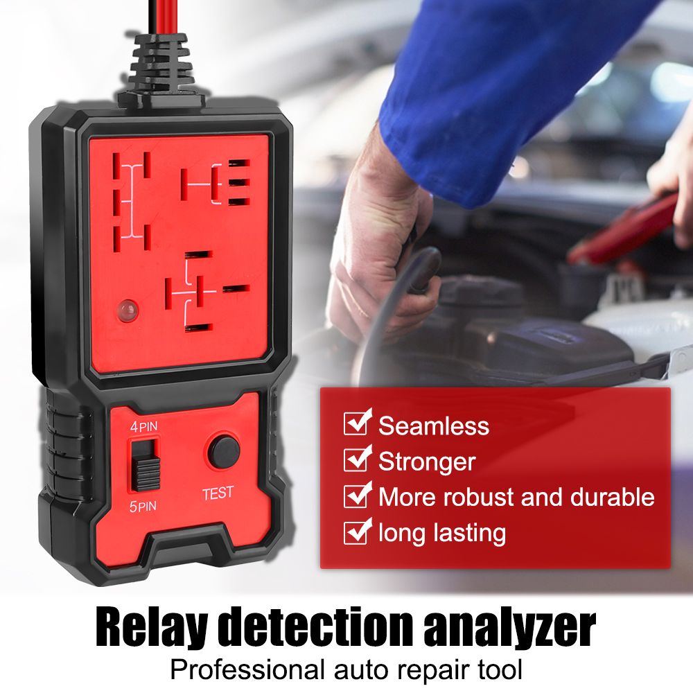 Universal Car Relay Tester Voltage 12V Automotive Electronic LED Indicator Light Car Battery Checker Diagnostic Tools Automotive Accessories