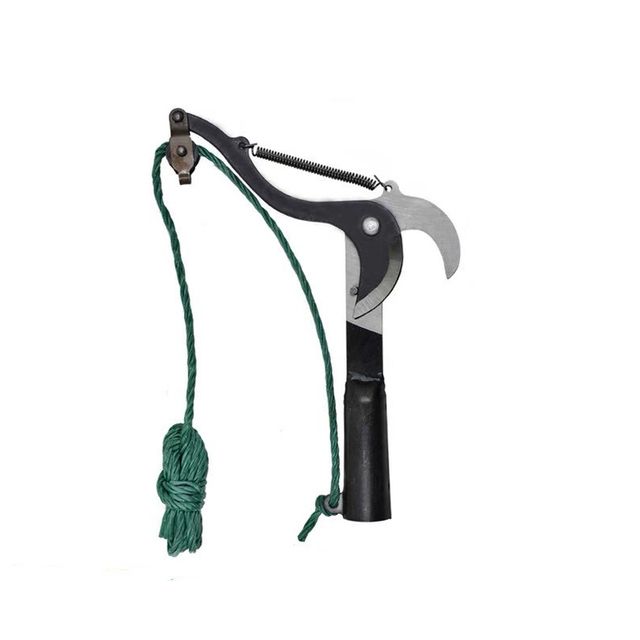 1pc 1PC High-Altitude Extension Lopper Branch Scissors Extendable Fruit Tree Pruning Shears with Rope Pulley Carbon Steel Blade for Orchard, Tree Trimming