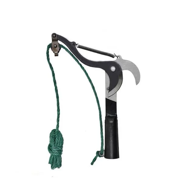 1pc 1PC High-Altitude Extension Lopper Branch Scissors Extendable Fruit Tree Pruning Shears with Rope Pulley Carbon Steel Blade for Orchard, Tree Trimming