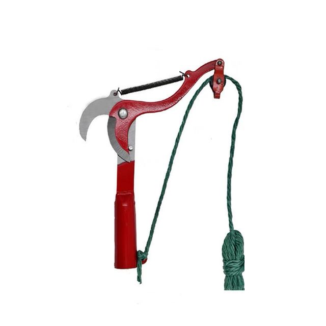 1pc 1PC High-Altitude Extension Lopper Branch Scissors Extendable Fruit Tree Pruning Shears with Rope Pulley Carbon Steel Blade for Orchard, Tree Trimming