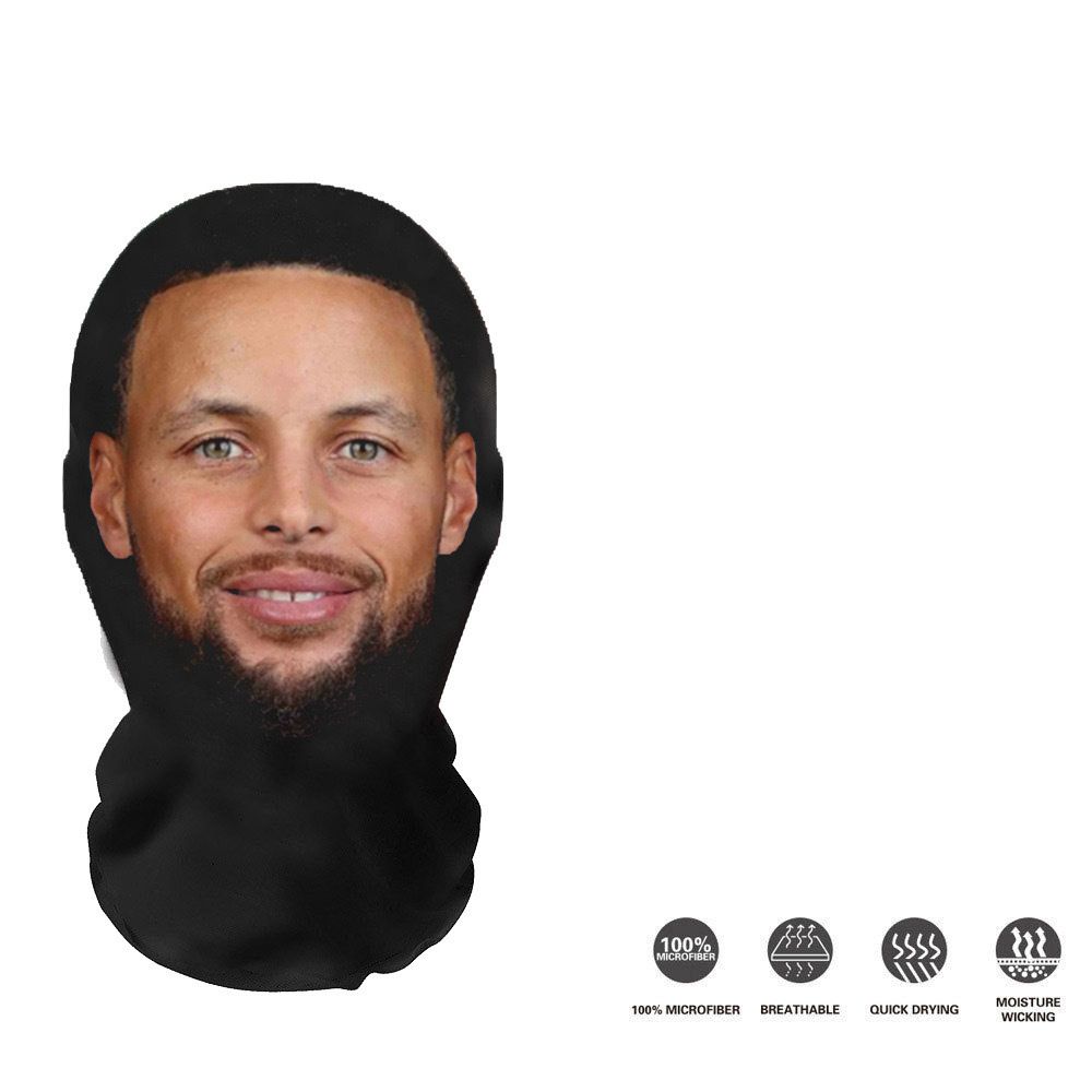 3D Digital Print Funny Face Mask - Multi-Functional Bandana for Outdoor, Hip-Hop & Festival