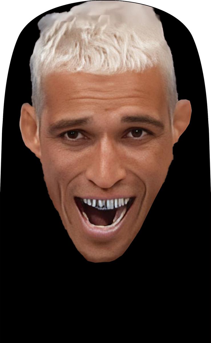 3D Digital Print Funny Face Mask - Multi-Functional Bandana for Outdoor, Hip-Hop & Festival