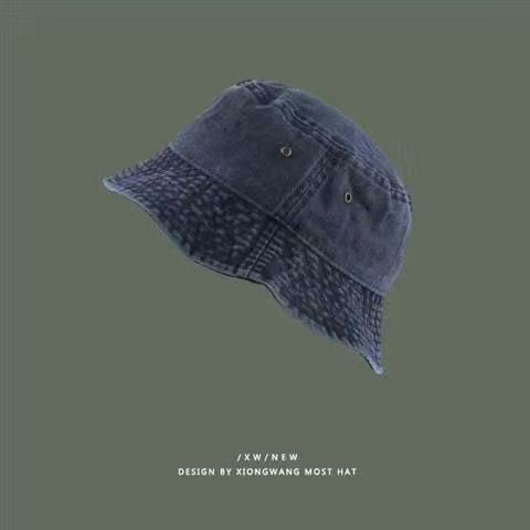 Fashion Washed Denim Hats Unisex Solid Vintag Summer Fisherman Cap Hat for Women Men Bucket Panama Hat Sun Protection